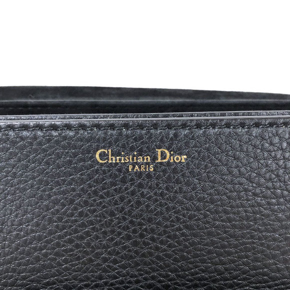 Christian Dior Evolution Shoulder Bag Leather Black - Picture 7 of 12